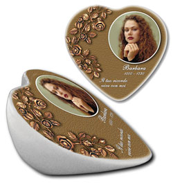 Fotoceramica Cuore a Terreno PG-L