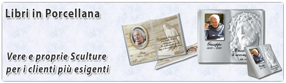 Libri Lutto in Porcellana