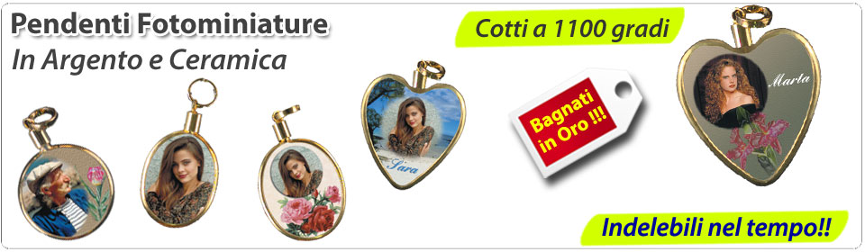 Pendenti lutto su Ceramica